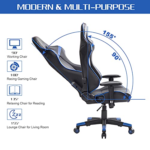WOLTU BS13bl Sedia da Gaming Ergonomica Poltrona