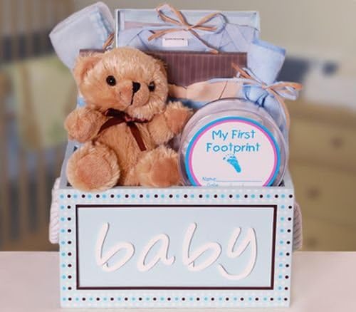 Thank Heaven For Little Boys - Baby Boy's Gift Set