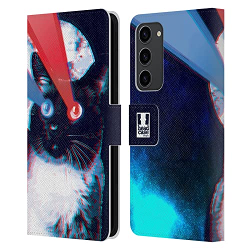 Étui portefeuille en cuir pour Samsung Galaxy S23+ 5G Head Case Designs