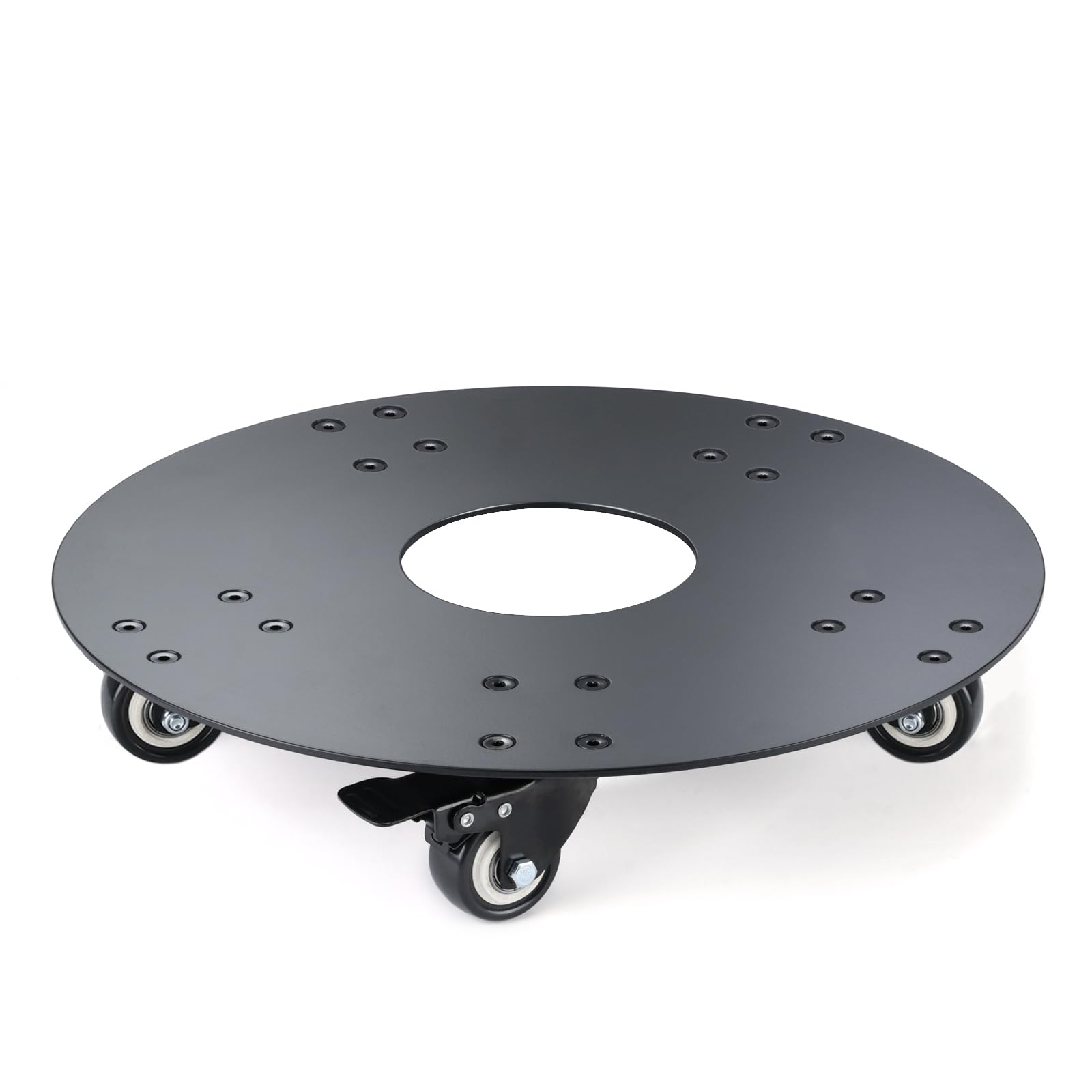 Rolling Plant Stand - 16 Inch Aluminum Caddy -11