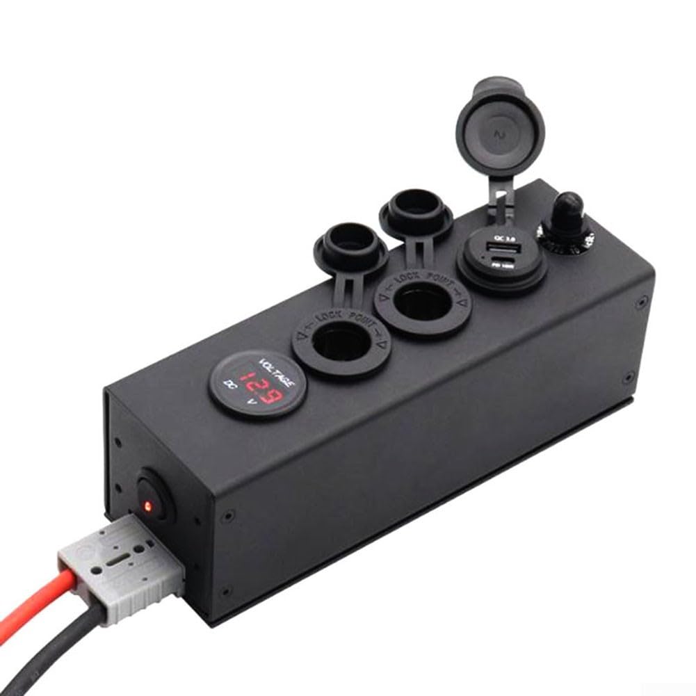 Enchufe de aluminio 12 V impermeable IP67