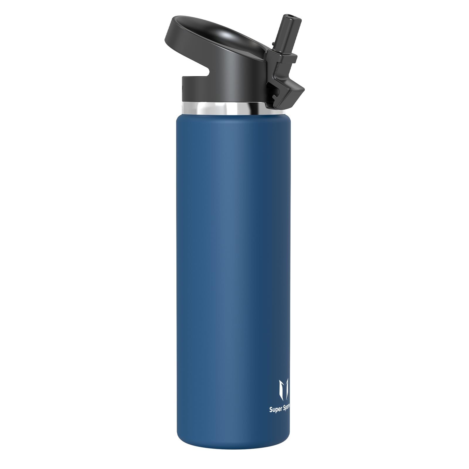 Super Sparrow Borraccia Termica - 500ml, 750ml, 1000ml, 1.2L, 1.5L- SwivelSip Inox Bottiglia - Senza BPA Borracce Termiche, Borraccia Ergonomica per Bambini, Sportiva, Bici, Campeggio, Palestra