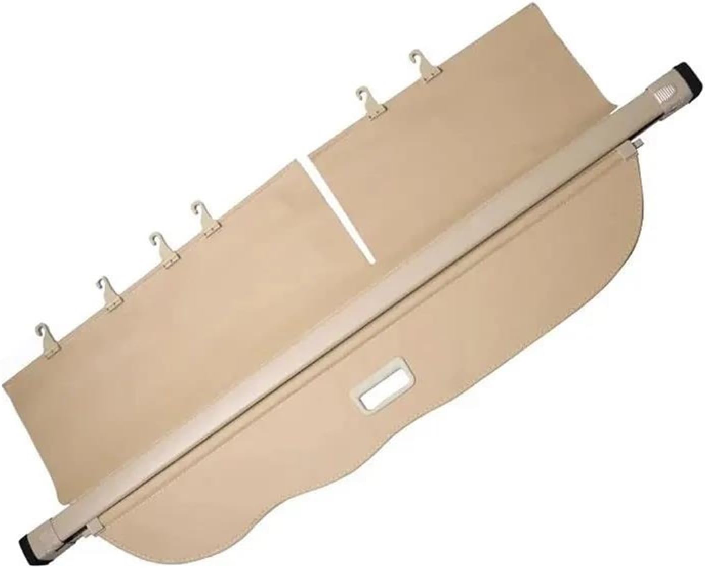 Cargo Cover Trunk Retractable Parcel Rack Waterproof Shield Privacy Cargo Cover For TOYOTA For PRADO FJ150 LC150 2010-2022 (Beige)