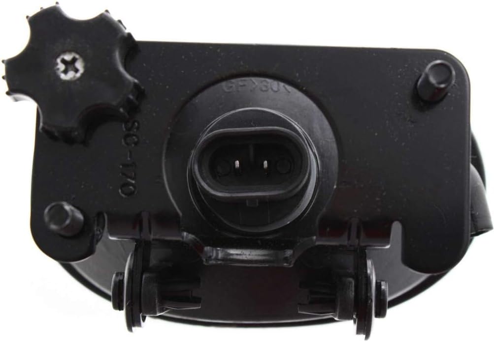 Carlights360: For 2000 01 02 03 04 2005 Chevy Cavalier Fog Light Assembly Driver OR Passenger Side | Single Piece | w/Bulbs - Replacement for GM2592117