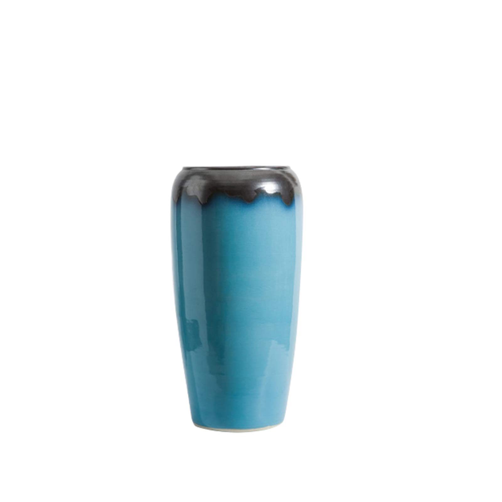 asdchZen Indoor Gardening Hotel Villa Vase Decoration Floor-Standing Large Decorative Vase Home Decoration Ceramic Vase,28 * 58CM