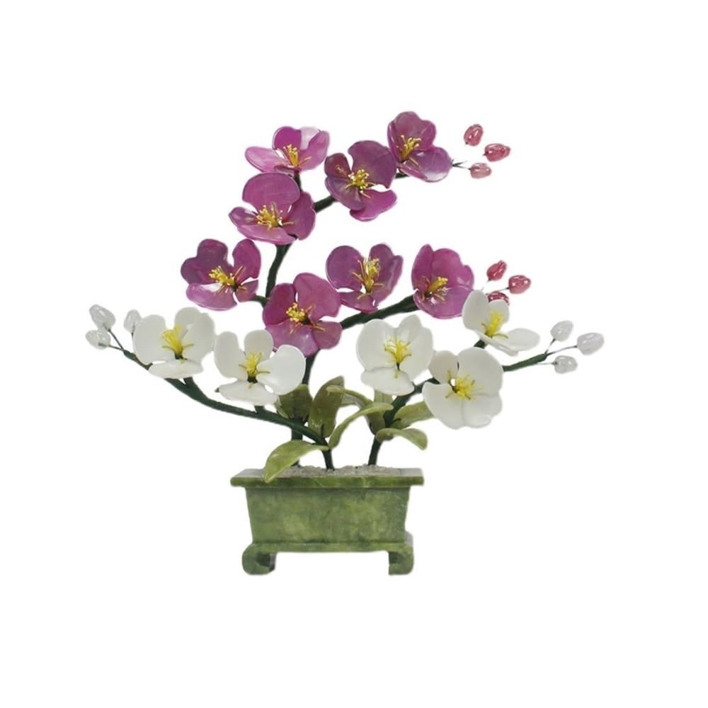 CHENGAIJIAN Artificial Bonsai Tree, Artificial Bonsai Tree Indoor Potted Jade for Home Office Desk