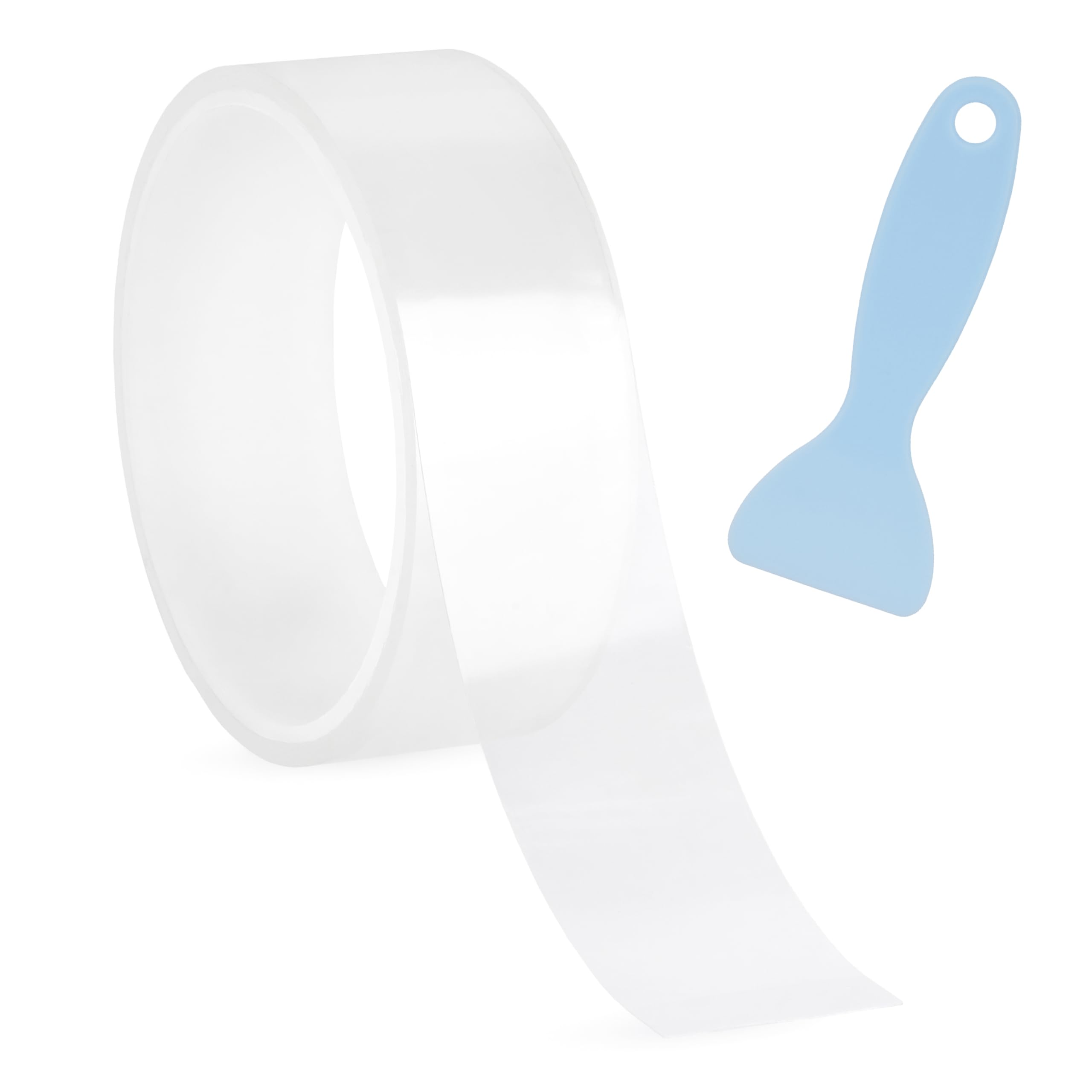 Nastro Sigillante per Sanitari 3 m x 3 cm – Bianco – Spessore 1 mm – Impermeabile e Adesivo Rinforzato – Flessibile e Resistente – Con Spatola Inclusa – Ideale per Lavelli, Vasche, WC, Cucina, Bagno