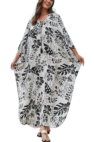 Caftan de plage boho pour femme : la robe ample idéale pour sublimer vos journées d'été