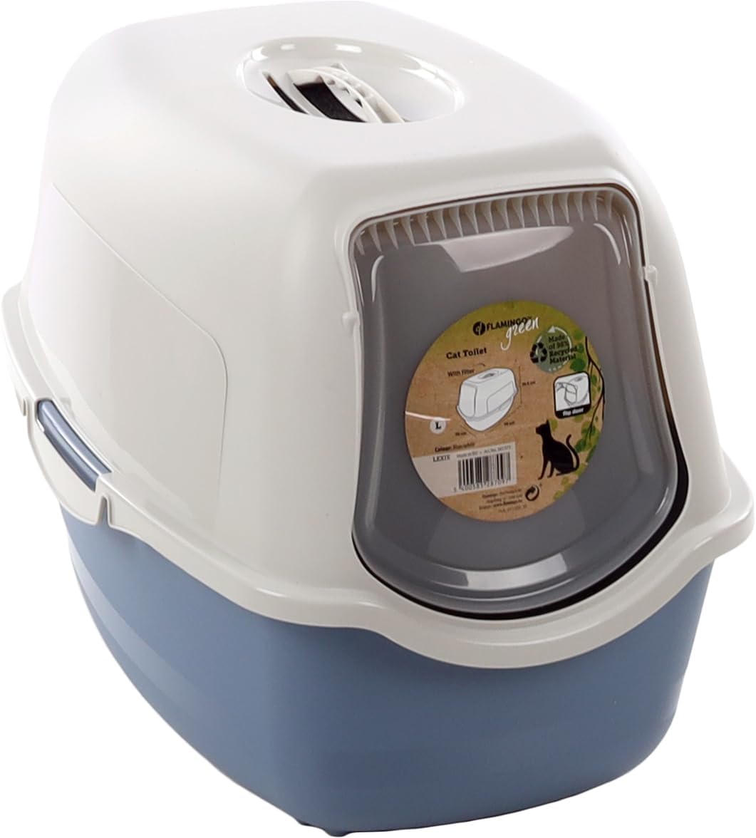 CURVER Maison de Toilette pour Chat Bac à Litière Fermé Compartiment