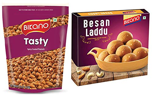 Image of BIKANO Tasty, 1Kg And Whole Besan Laddu Special, 400G