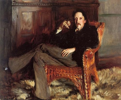 Affiche Décorative Graffiti Art Mural Robert Louis Stevenson Poster Peinture Maison 60x90cm