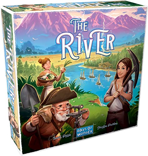 Image of The River Board Game - A New Frontier in Worker Placement Strategy! Fun Family Game for Kids & Adults, Ages 8+, 2-4 Players, 30-45 Min Playtime, Made by Days of Wonder