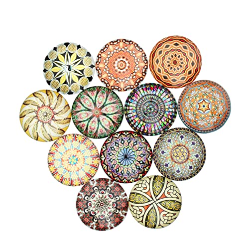 VILLCASE 20piezas Parche De Cristal Diseño De Preciosa Unidades Para Decorar Armarios De Oficina Pegatina De Cristal Adorno De Vidrio