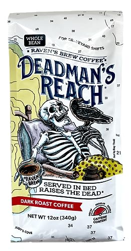 Raven's Brew Coffee Deadman's Reach Dark Roast Whole Bean
