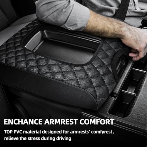 GAWAF Center Console Cover for 2014-2018 Chevy Silverado & GMC Sierra by GAWAF - Used condition - Image 3