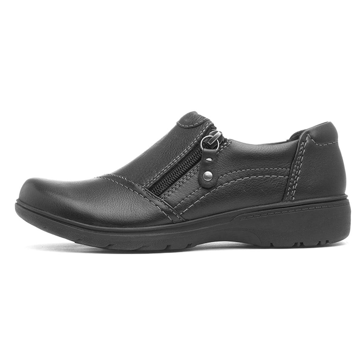 Clarks Carleigh Ray Womens Black Leather, 4