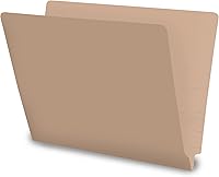 Vista 1 de Carpetas de archivo Manila, material médico, tamaño carta, carpetas con pestañas finales, carpetas de archivo Manila de 14 puntos, una sola capa