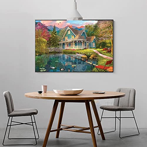 500 Piece Jigsaw Puzzle For Adults - Educational Fun Villa Scene Puzzle
