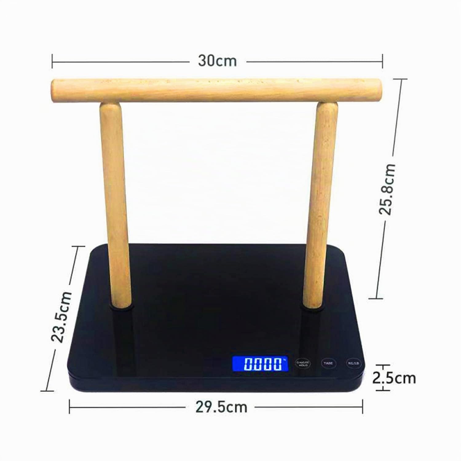 Balance pour oiseaux, noir, précision jusqu'à ± 1 g, convient pour aras, perroquet et tous types d'oiseaux