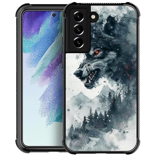 Coque Samsung S22 antichoc protège votre smartphone des chutes avec son design loup