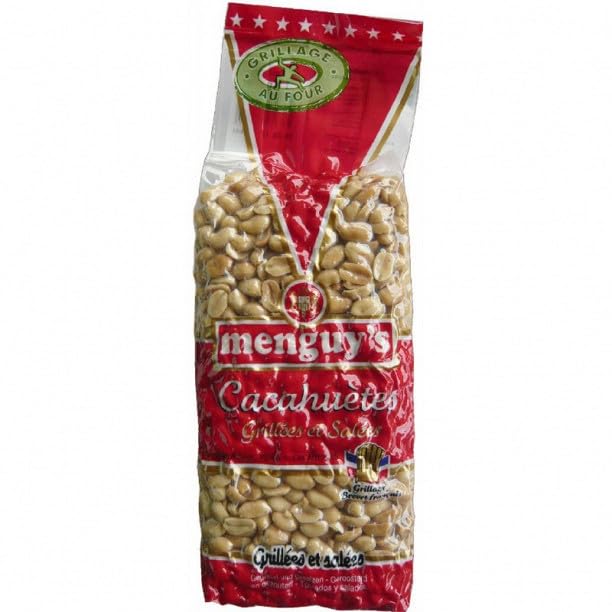 MENGUY'S | Cacahuetes Grillees Salees 900G | Lot De (4) | livraison offerte