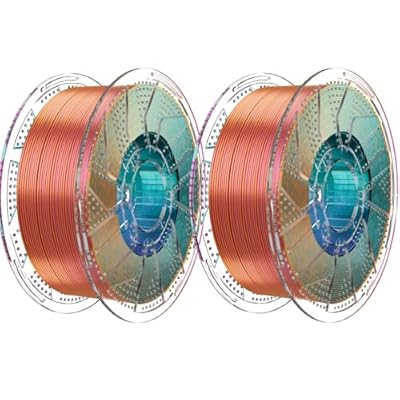 Chitu Systems Conjure Tricolor Silk PLA 3D Printer Filament, 2KG Spool (4.4lbs),...