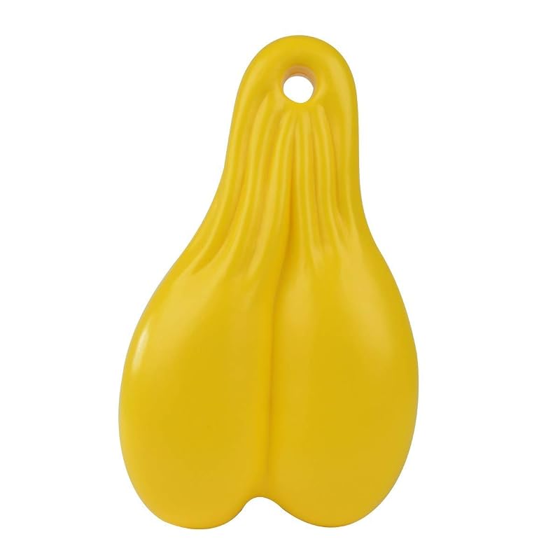 GG Grand General 57336 Bola amarela de plástico Xtra Big Ballz 24,1 x 14 cm