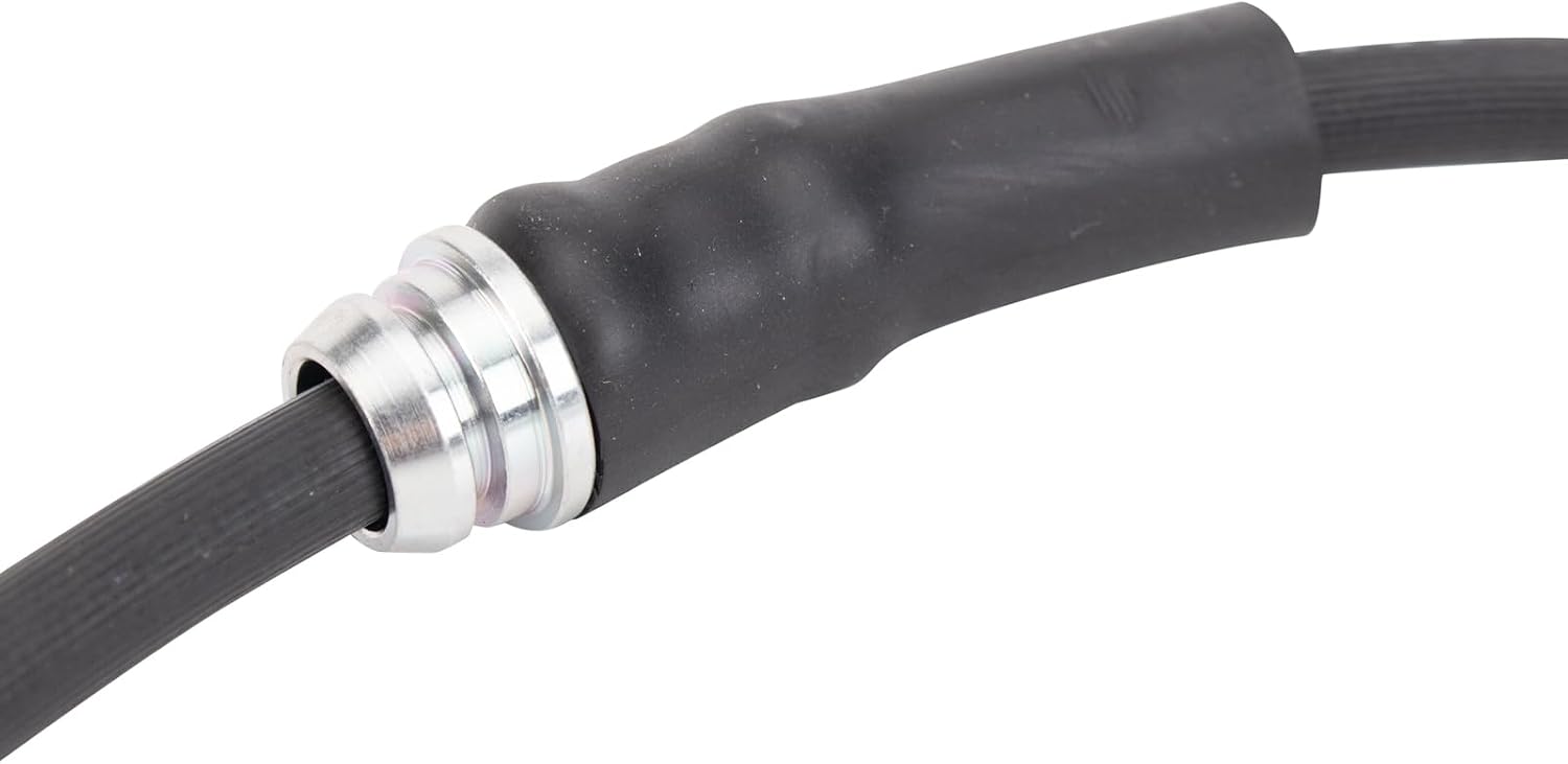 TRQ Front Brake Hose Compatible with 2006-2010 Audi A3 2006-2013 A3 Quattro 2012 Volkswagen Golf 2006-2014 GTI Jetta 2006-2009 Rabbit