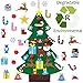 Produktbild KOKAKO Umwelt Filz Weihnachtsbaum,DIY Weihnachtsbaum Weihnachten Ornamente Wand Dekor Für Weihnachten Geschenk Home Tür Wand Dekoration Amüsant Weihnachtsbaum Christbaumanhänger