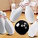 Kleeger Giant Inflatable Bowling Set, 6 Huge Life Size Large Jumbo 24 Inch Pins And Extra Big 18 Inch Ball, Great On Lawn And Yard, Indoor And Outdoor Game For Kids And Adults With Bonus Pump