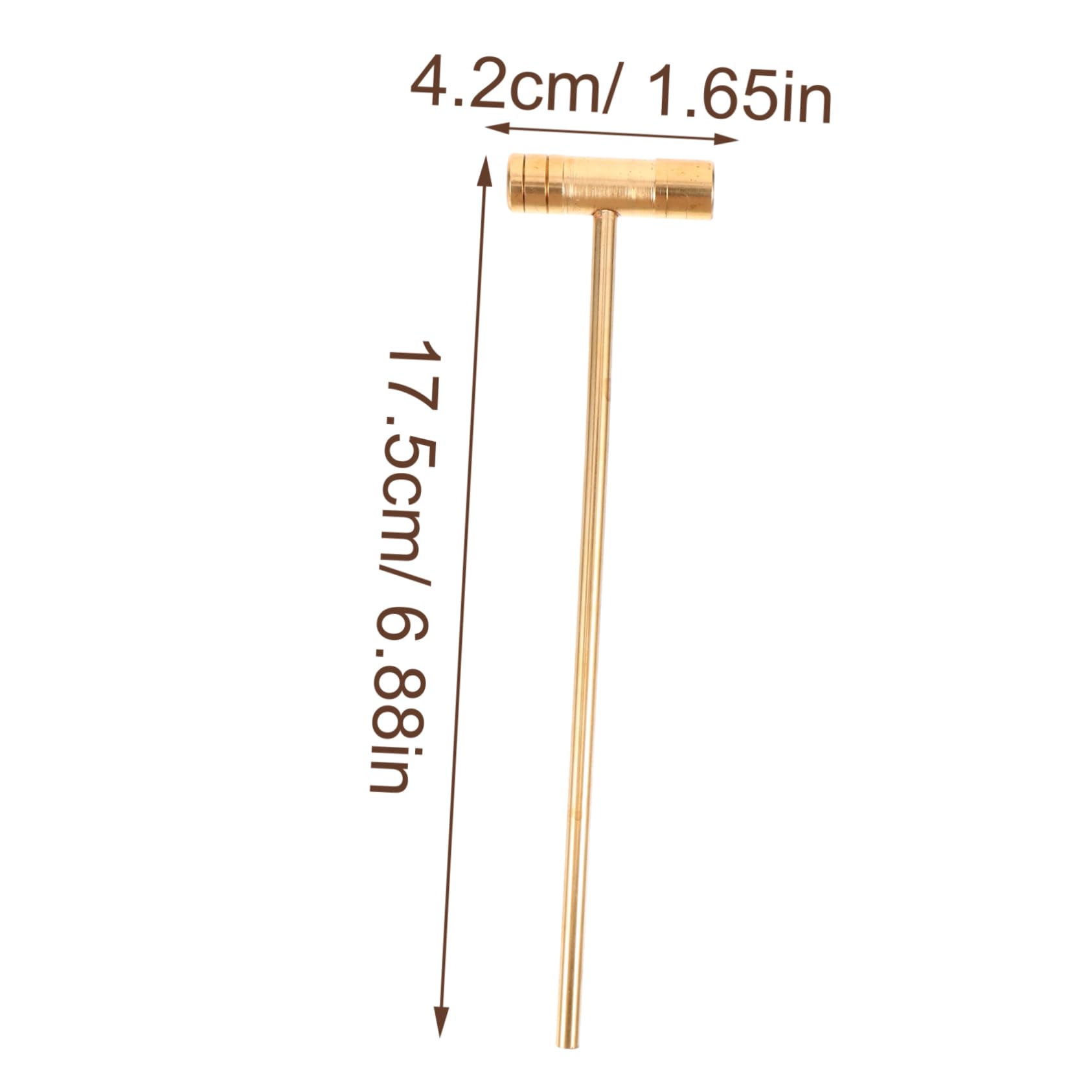 TOVINANNA Brass Watch Repair Hammer Tiny Hammer Mallet for Texturing Mallet for Women