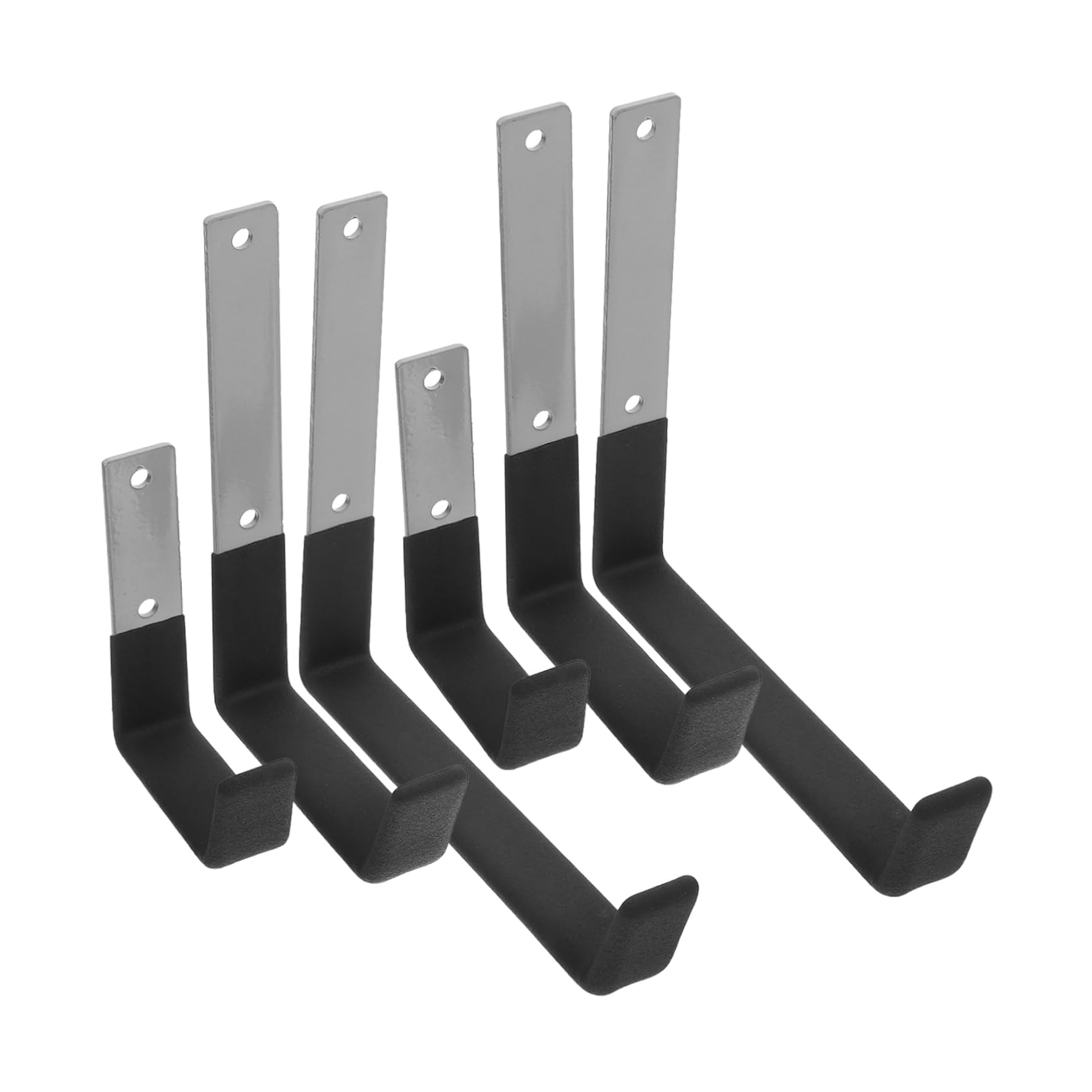 iplusmile 6pezzi Ganci Metallo per Parete Ganci per Appendere Carichi Pesanti da Garage per Riporre Attrezzi da Parete Resistenti per Uso Interno