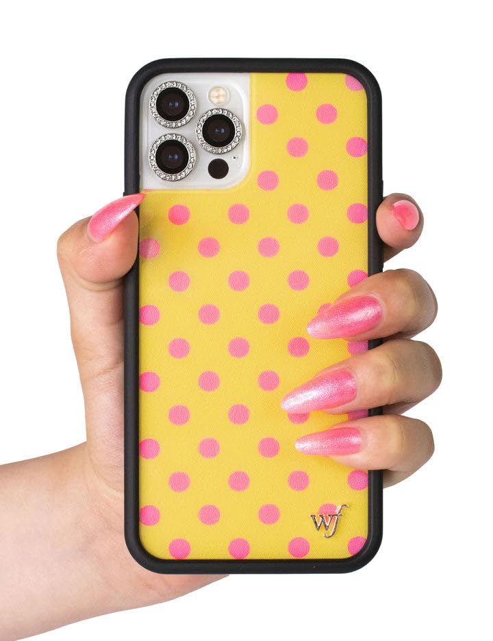 Image of Wildflower Cases - iPhone 17 Pro Compatible - Polka Dots | Pink and Yellow