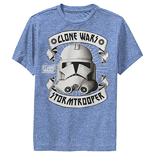 T-shirt Star Wars Clone Wars garçon vêtement sport bleu M