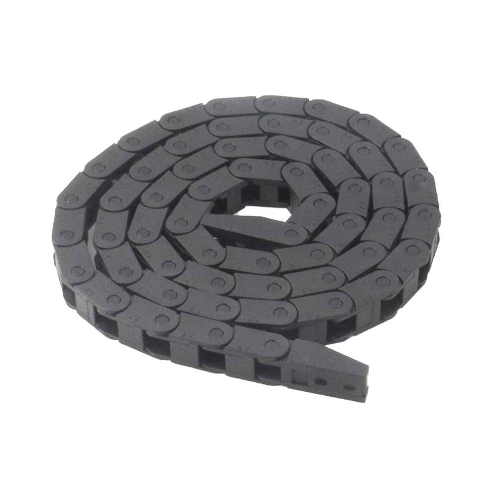 Fasizi Zugkette Für 3D-Drucker – 7x7 Mm, Halbgeschlossen, Nylon, 1 Meter Lang