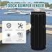 Dock Bumper Fender, Inflatable Protection - Heavy Duty Boat Dock Bumpers, Protect Docks & Ships from Damage Caused collisions, 2 Pack（Black）