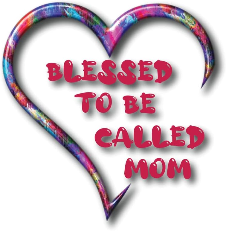 Blessed to Be Called Mom Heart |Great Gift Idea|Single |5 Inch Magnet | Made in The USA | Car Auto Tool Box Refrigerator Magnet| MAG10533