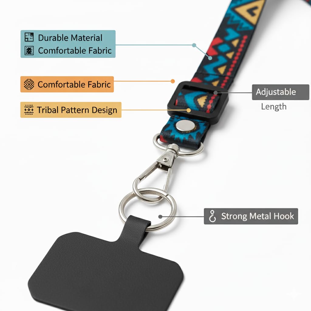 Crossbody Phone Lanyard - Keep Your Phone Secure -3