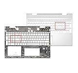 Couleur : argenté et marron Boîtier supérieur pour repose-main compatible avec HP Envy X360 15-CN 15M-CN 15M-CN0011dx 15M-CN0012dx Series (argent C1)