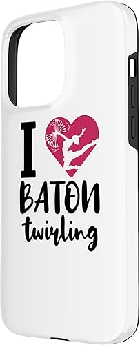 Miniatura 74 de Funda para iPhone 13 I Love Baton Twirling Majorette Baton Twirler