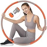 ▶【STABILER EDELSTAHLKERN】 Sehr stabil, kein Schütteln, keine Verformung. Dieser fitness hula hoop erwachsene hat ein dauerhaftes Leben.