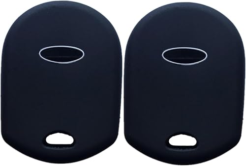 Miniatura 10 de Rpkey Funda protectora de silicona para llave de control remoto sin llave para Ford E-150 E-250 E-350 Super Duty F-150 F-250 F-350 Explorer Edge