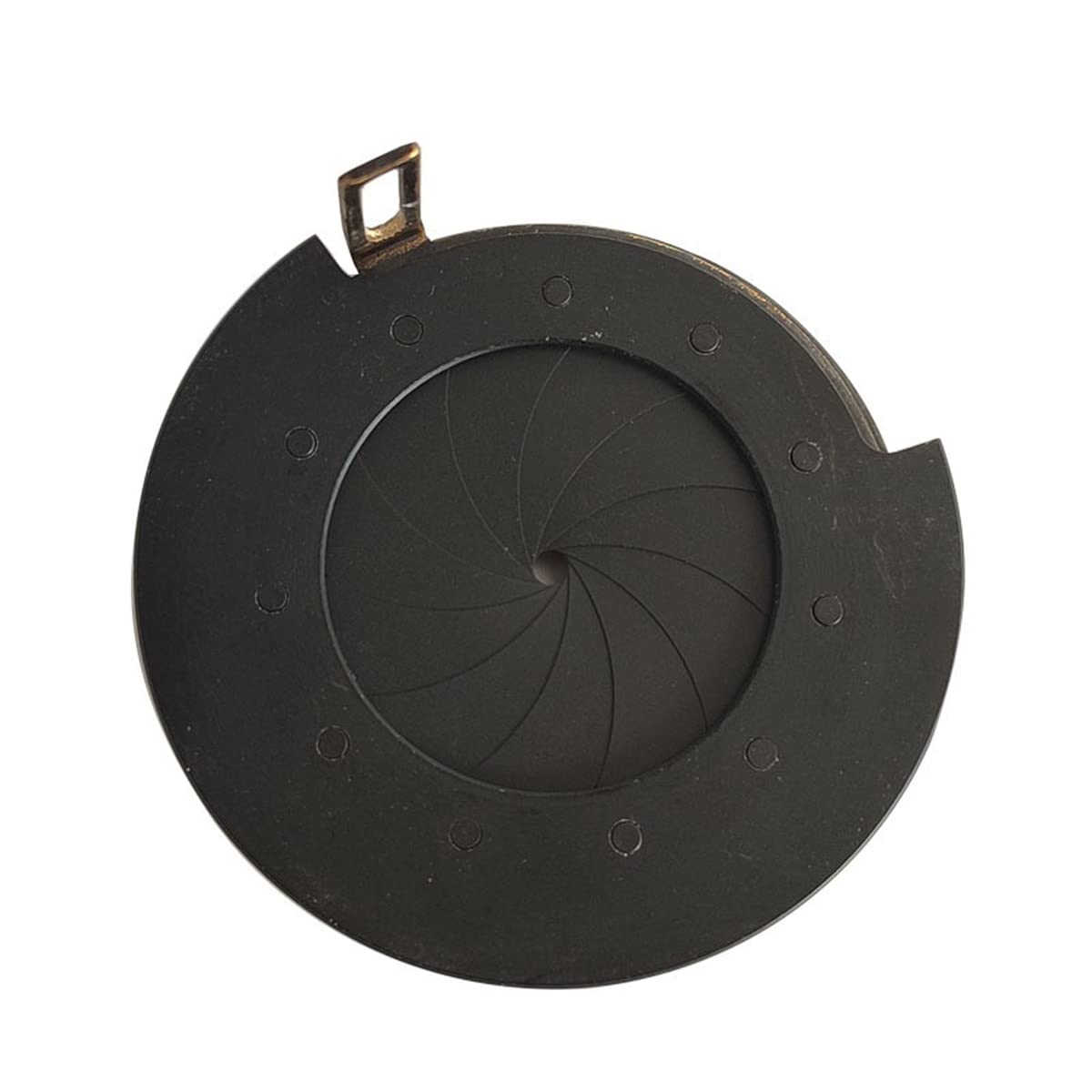 実験用顕微鏡スライド 光学機械虹彩1.8-22mm調整可能な開口部18ブレードカメラ顕微鏡 顕微鏡部品