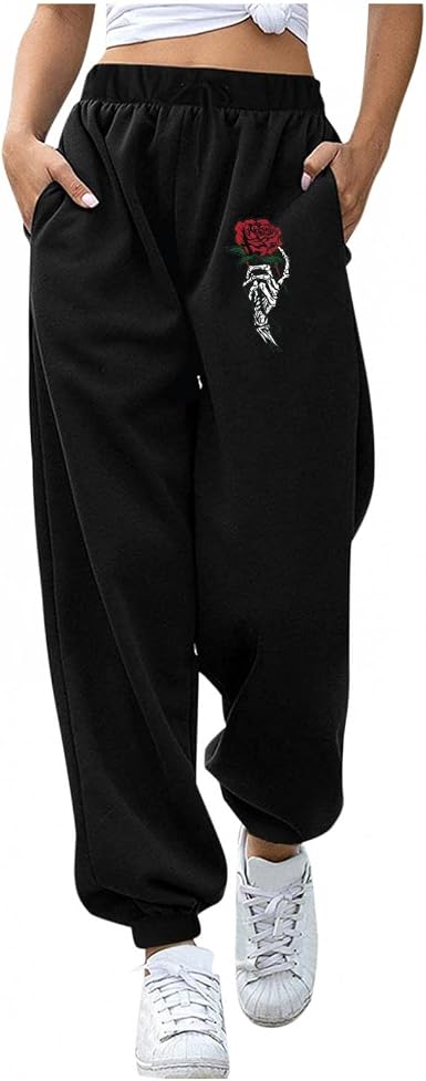 Amazon.com: Pantalones deportivos de invierno para mujer, pantalones  deportivos de forro polar con cordón, cintura alta, pantalones de yoga con  bolsillos : Deportes y Actividades al Aire Libre
