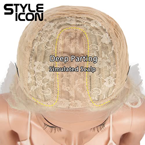 Style Icon 32”Faux Locs Wig Long Dreadlock Wig With Baby Hair Goddess Wigs Synthetic Twist Hair Wig (32 Inches, 613) #TOP4