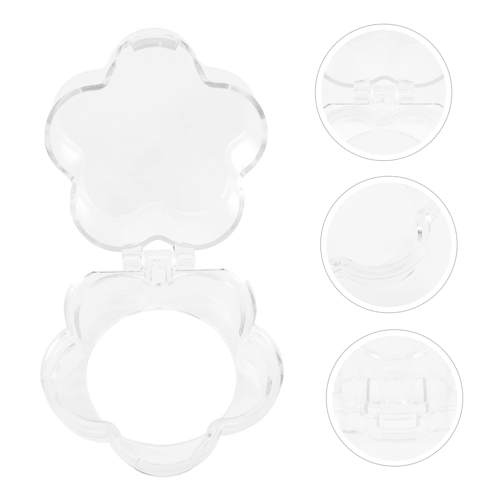 HEMOTON Gas Stove Knob Covers Childproof Stove Guard for Safety 4 Pack Translucent Design