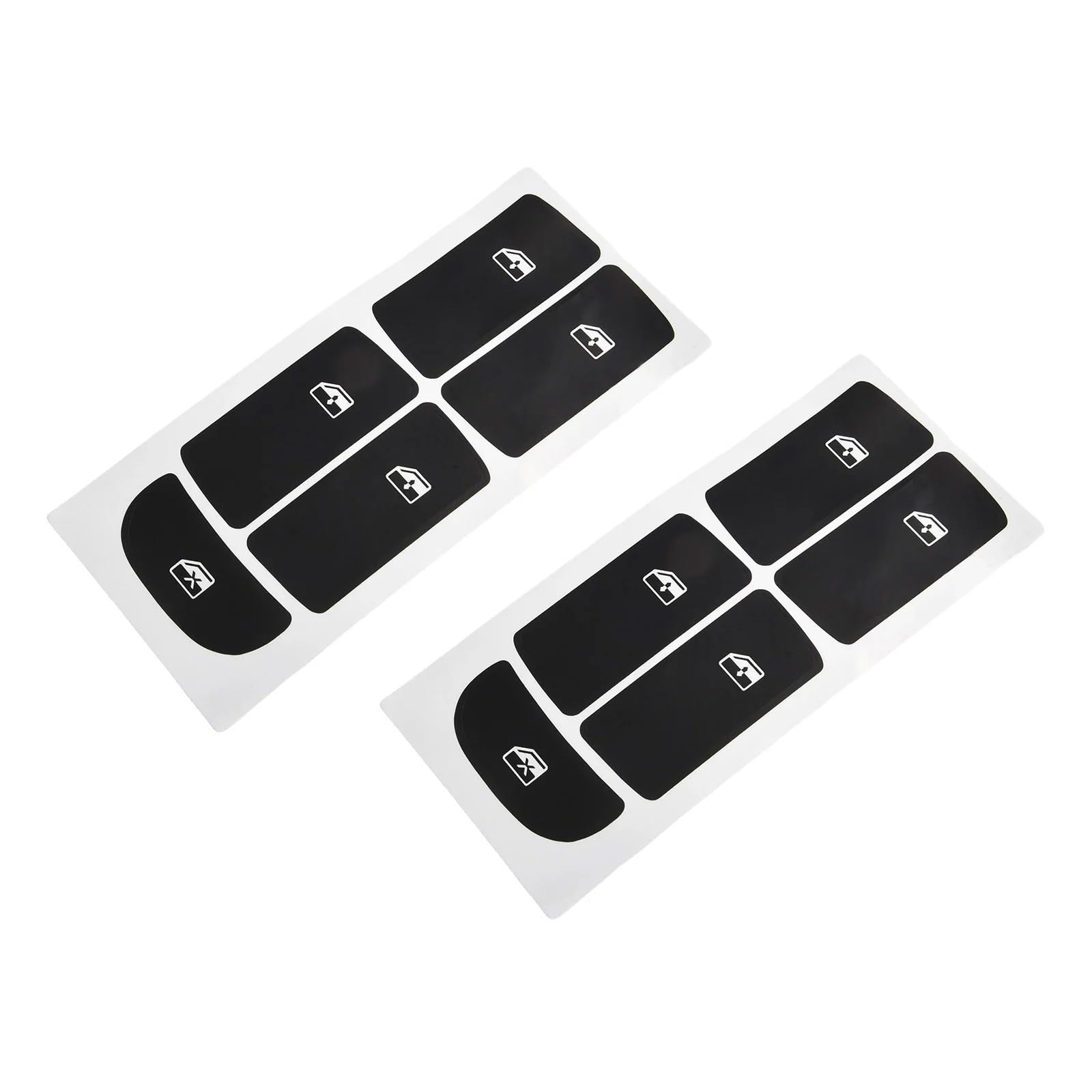 Car Interior Button Sticker Compatible with Saab 2003-2012 Car Window Button Sticker Control Panel Decals Repair Set Cars Interior Stickers