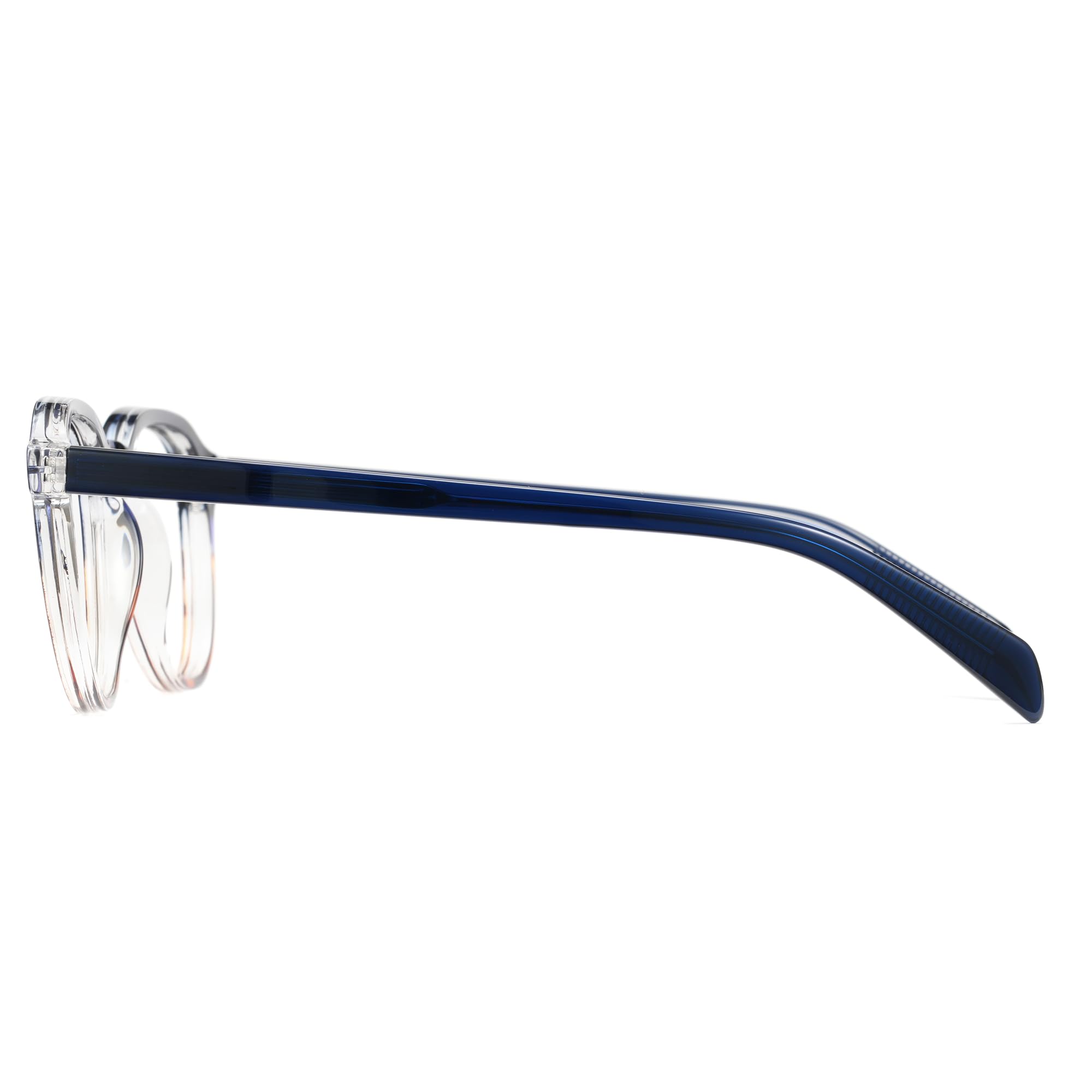 Cyxus Acetat Blaulichtfilter Brille Damen Herren Retro Boston Rahmen UV Schutz für Computerbildschirm 8554