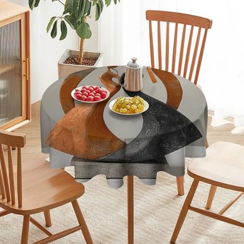 Nappes de table rondes imperméables 152cm lavables anti-tache - 6