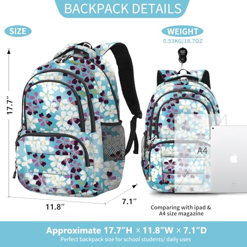 Image of rickyh style School Backpack Travel Bag for Men & Women Lightweight College Back Pack with Laptop Compartmen